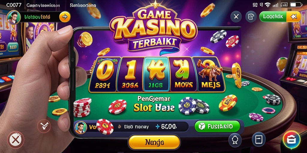 Gameplay menarik di C0077 dengan grafis memukau untuk pengalaman Kasino.