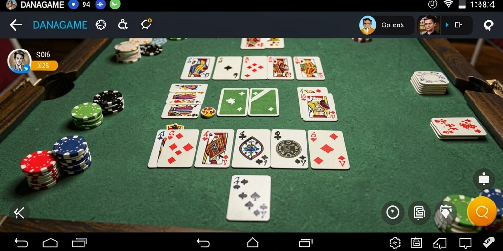 Tampilan gameplay Gaple yang menarik dan interaktif.