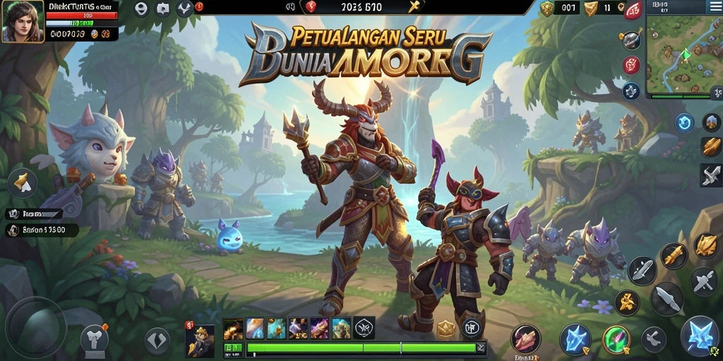 Gameplay seru dalam DIREKTURTOTO, menjelajahi dunia MMORPG.