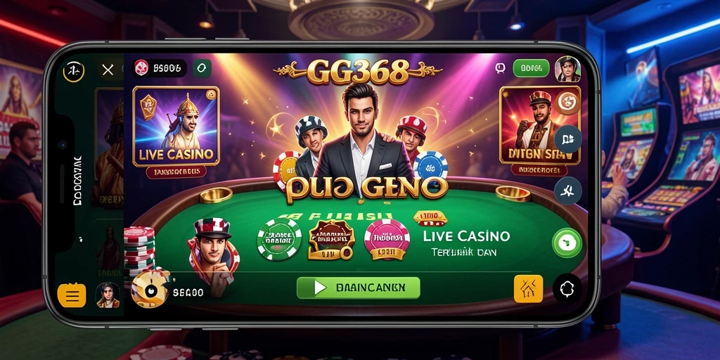 Tampilan Gameplay GG368 yang mendebarkan dan interaktif dalam Live Casino.