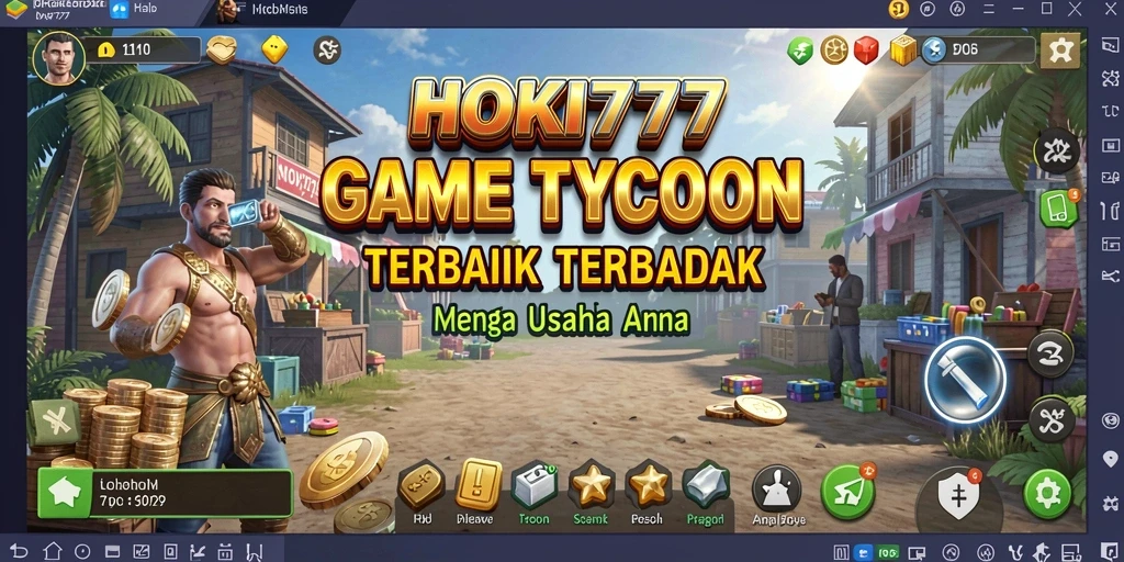 Screenshot utama HOKI777 menunjukkan gameplay Tycoon yang seru dan strategis.