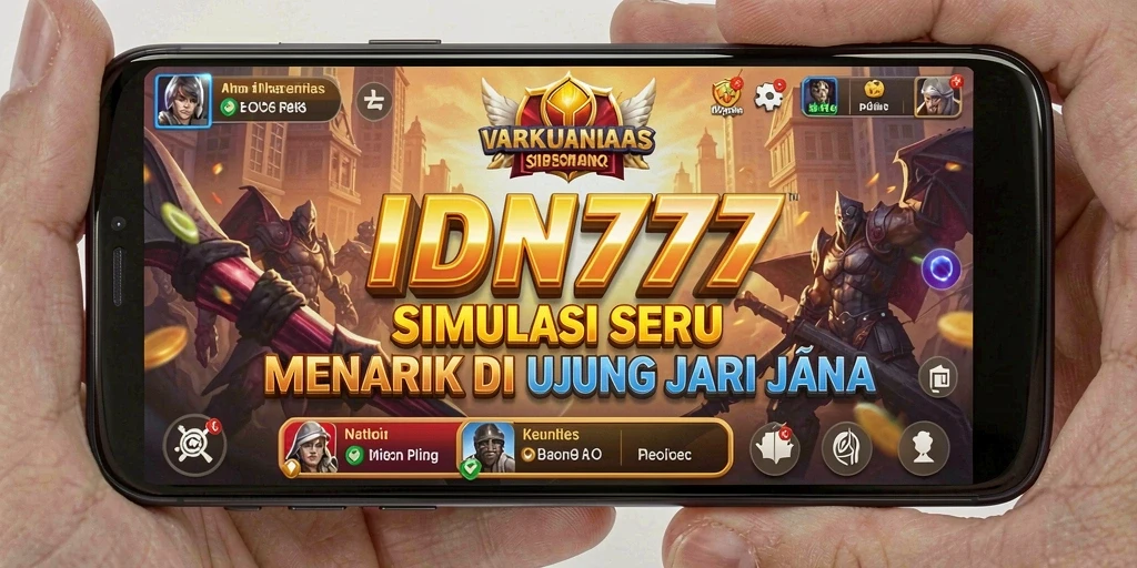 Tampilan gameplay IDN777 yang menarik dan interaktif.