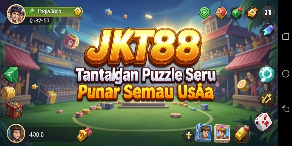 Screenshot gameplay JKT88 menampilkan variasi teka-teki yang menantang.