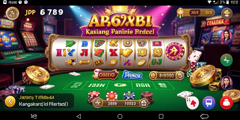 Tangkapan layar utama JP6789 menampilkan gameplay kasino yang mendebarkan.