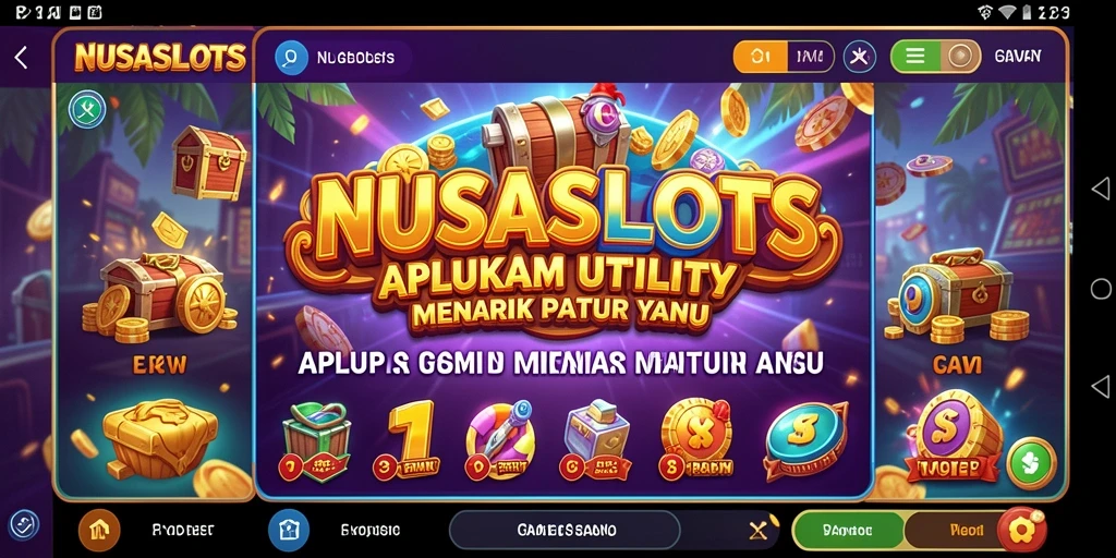 Tampilan antarmuka NUSASLOTS yang mudah digunakan untuk manajemen slot.