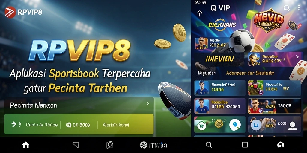 Tampilan antarmuka RPVIP8 yang menarik saat bermain taruhan Sportsbook.