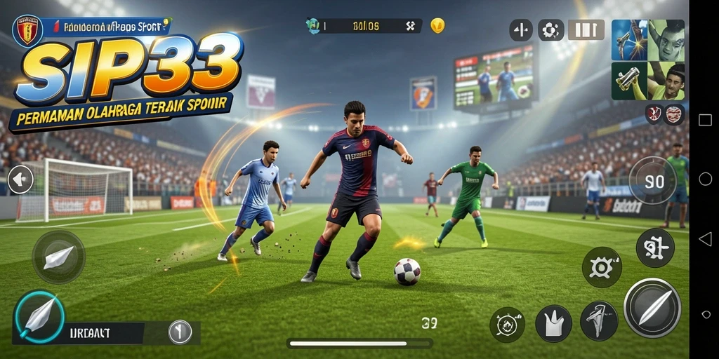Tampilan menarik dari gameplay SIP33 yang dinamis dan kompetitif.