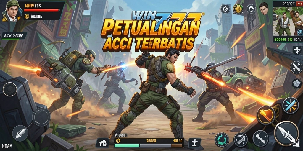 Tangkapan layar WIN777 menunjukkan gameplay aksi yang mendebarkan.