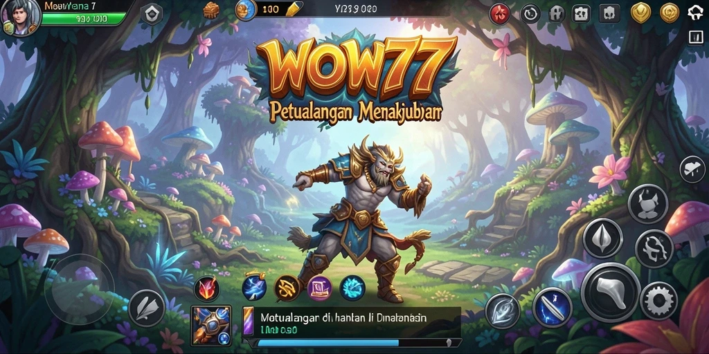Tampilan gameplay yang memukau dan menegangkan di dunia petualangan.